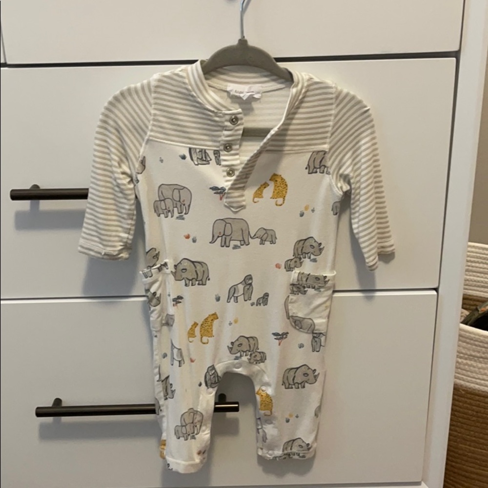 Jungle animals body suit 0-3 months
